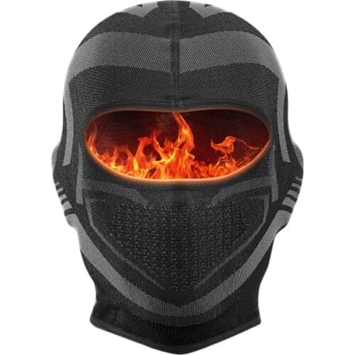 Winter Balaclava Ski Face Mask Hat Windproof Plush Lined Neck Warmer Gaiter Hood