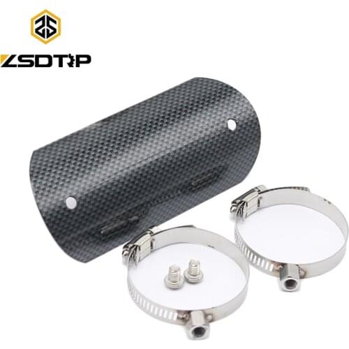 ZSDTRP Motorcycle Exhaust Yoshimura Muffler Middle Connection Link Pipe Protector Heat Shield Cover Guard