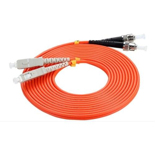 10 Meter SC-ST Fiber Optic Cable MultiMode Duplex Patch Cord OM2 50/125