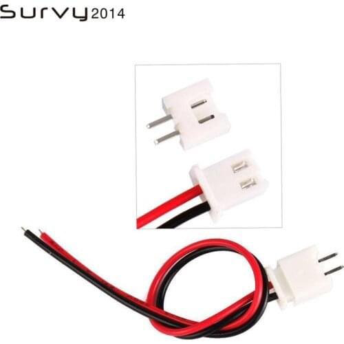 10pcs female+10pcs male XH 2.54 2 Pin Pitch Wire Cable Connector XH Plug Male & Female Battery Charging Cable