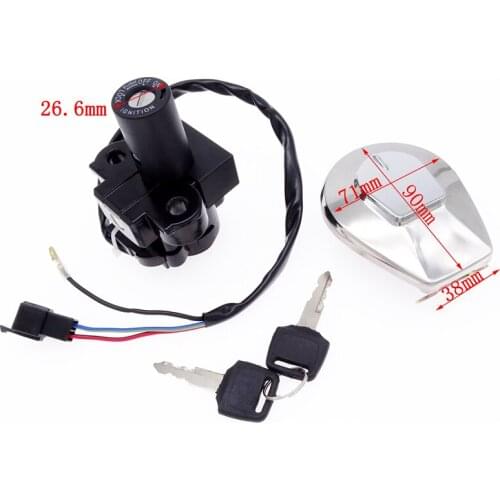 4 Pcs Motorcycle Ignition Fuel Gas Tank Cap Cover + Lock + Keys Aluminum Parts For Honda Jade250 CBX750 CB250 1984-2001 Jade 250