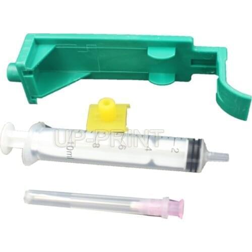 UP 50PCS Ink cartridge refill tool compatible for HP 51645 6615 51640 240 45/15 51640/51645/6615/240/45/15 with syringe needles