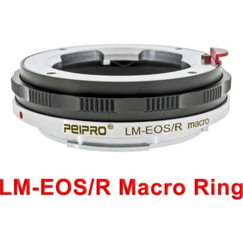 PEIPRO LM-EOS R Lens Adapter Mount Marco Ring Lens Converter for Leica M mount Lens to Canon EOS R RP Cameras