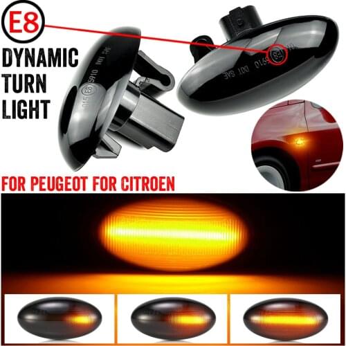 Side Marker Light Repeater Lamp For Peugeot 206 207 307 407 Partner Citroen Expert Citroen Berlingo Xsara Elysee Jumpy C3 C5