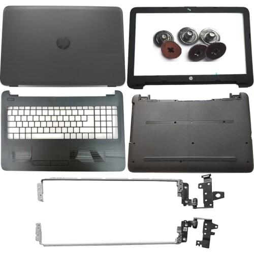 NEW Laptop LCD Back Cover/Front Bezel/Hinges/Palmrest/Bottom Case For HP 15-AY 15-BA 15-BD Series 859511-001 855027-001