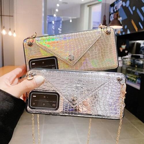 Snake Pattern Crossbody Wallet Case For Huawei P40 P30 Pro Mate 30 PU Leather Cards Purse Back Phone Case For Huawei Nova 4 5 6