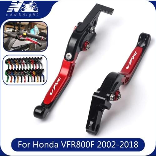 For Honda VFR 800 F 2002 - 2018 VFR800 F 2003 2004 2005 2006 Motorbike Adjustable Folding Extendable Moto Clutch Brake Levers