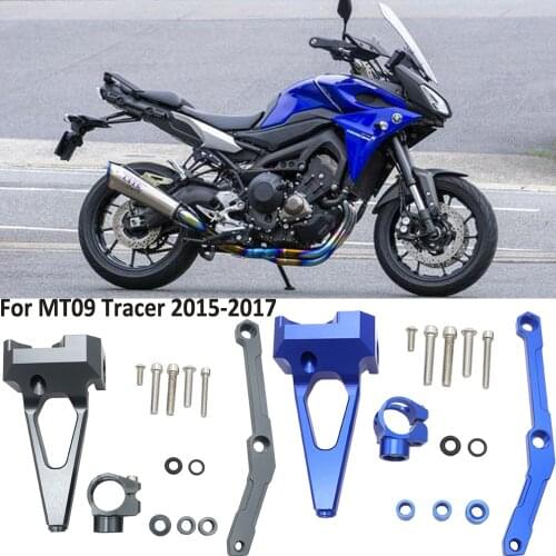 For Yamaha MT-09 MT 09 MT09 Tracer 2015-2017 Motorcycle Stabilizer Steering Damper with Mounting Bracket