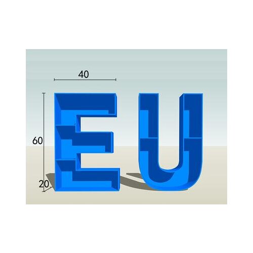 Creative wrought iron letter bookcase shelves classroom wall hanging bookcase display shelves Chinese and English