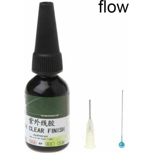 Instant Dry Cure UV Glue Fly Fishing Thick Flow Flies Binding Clear Finish Effective TUE88