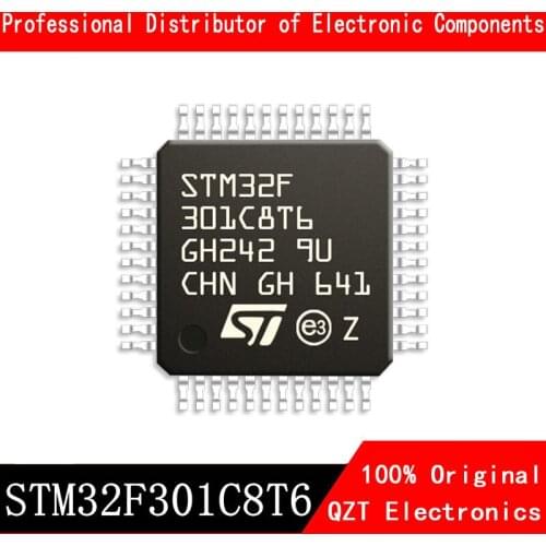 5pcs/lot new original STM32F301C8T6 STM32F301 LQFP48 microcontroller MCU