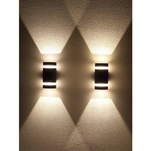 Outdoor lighting balcony garden lamps and lanterns and light wall lamp waterproof yard lamp double-headed single head