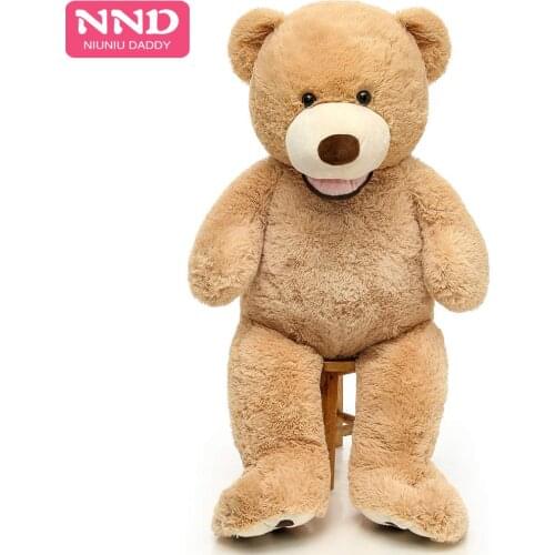 Niuniu Daddy 100cm Bear skin America big Teddy Bear Skin Ustuffed American Bear Semi-finished USA Bear soft toys