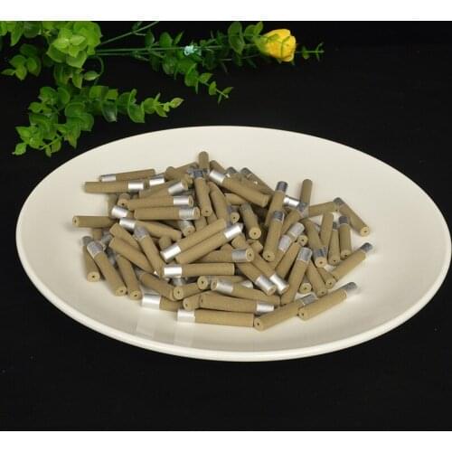 500 pcs Moxibustion massage moxa stick with 500 pcs moxa base sticker and 100 pcs reusable moxa base