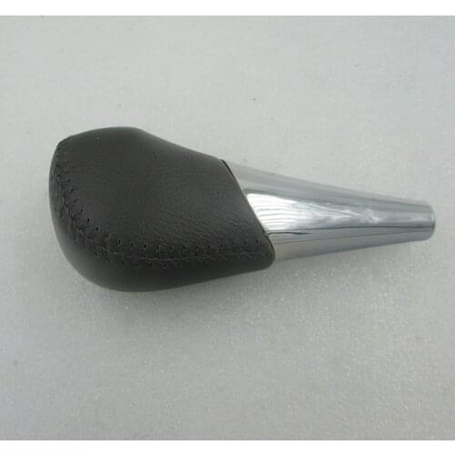 Gear shift lever knob gear stick shift knob wave stick handball dark grey for Camry 06-11 real leather