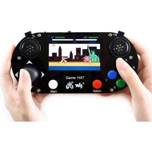 Waveshare Video Game Console for Raspberry Pi 3.5inch 480*320 IPS screen Acrylic material Supports Recalbox/Retropie