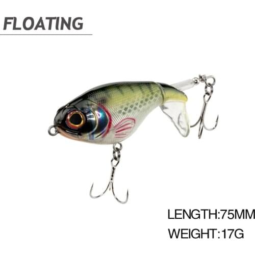 Crank bait Top water Crank Hard Baits 75mm Wobbler Bass Perch Plastic Artificial Floating Fishing Lure Bass Pike Fishing Tackle