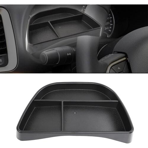 Dashboard Storage Box Organizer Container for Jeep Renegade 2015 2016 2017 2018 2019 2020 Car Interior Accessory Black Styling