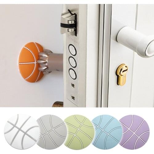 1PC Wall Thickening Mute Door Stick Golf Styling Rubber Fender Handle Door Lock Protective Pad Protection Home Wall Stickers