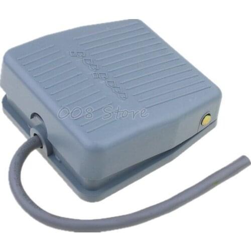 10PCS Footswitch Foot Momentary Control Switch Electric Power Pedal SPDT Grey TFS-201