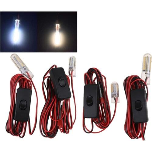 12V Fishing Lure 48/96 LEDs Light Submersible Underwater Night Boat Fishing Light Lamp Fishing Squid Lure Lamp