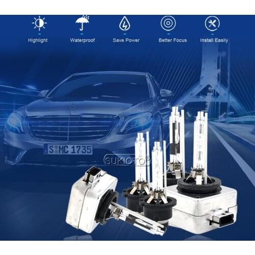 SUKIOTO 2PCS Xenon D1S 5000K D2S D3S 6000K D4S D2R D4R 4300K 8000K for AUDI Q7 BMW PASSAT HONDA TOYOTA car Headlight accessories