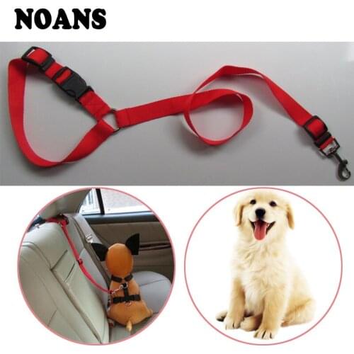 NOANS Car Pet Rear Seat Belts Styling Dog Safety Traction String For Citroen c4 Suzuki swift SX4 Volkswagen VW Polo Golf B6 B5