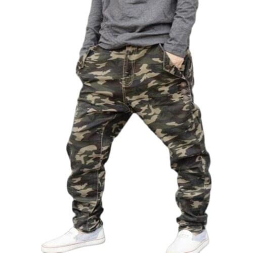 Military Cargo Pants Men Cotton Camouflage Elasticity Mens Trousers Washed Joggers Casual Pantalon Homme