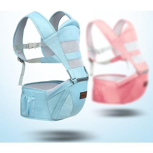 Four seasons Breathable Ergonomic Baby Carrier Infant Hipseat Carrier Front Facing Kangaroo Baby Wrap Sling for Travel
