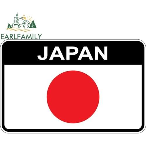EARLFAMILY 13cm x 8.4cm for Japan Tokyo Car Stickers Waterproof Decal Surfboard Graffiti Anime Sticker Camper RV JDM Decoration