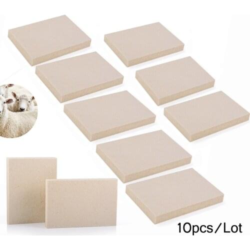 EHDIS 10PCS Wool Squeegee Scraper Window Tinting Tool Car Vinyl Film Wrapping Tools Air Bubble Glue Remover Glass Cleaning Tool