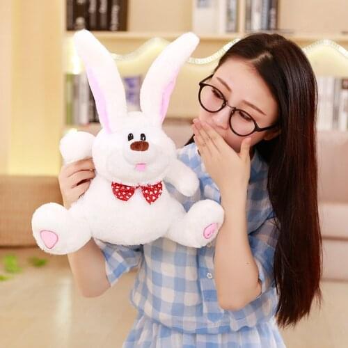 Electronic Stuffed Plush Toy Rabbit Talking Flapping Ear Speaking Bunny Antistress Cartoon Animal Decor Pet Toys For Children