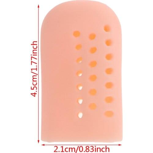 Hot New 2pc Silicone Gel Toe Separators Stretchers Toe Tube Corns Blisters Protector Gel