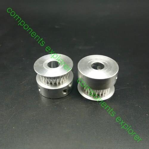 GT2/2GT Timing pulley 24 Teeth 6.35mm Bore for 6mm Width Belt,2pcs/lot