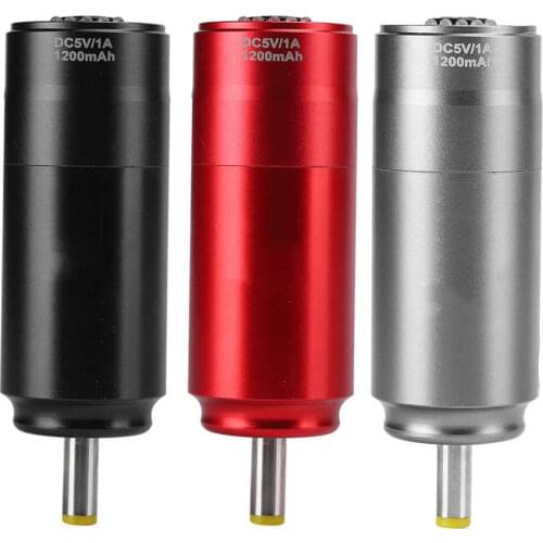 Tattoo Pen Power Supply DC Interface 1200mAh For Tattooing Wireless Tattoo Machine DC Tattoo Power Supply Tattoo Equipment