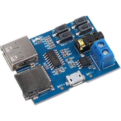 TF Card U Disk AUX Mp3 Format Decoder Board Module Amplifier Decoding Audio Player For DIY Car Radio MP3 Speaker