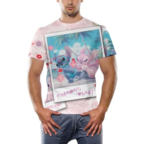 New Summer 3D Printed T Shirts Stitch Casual Men Women Children Cool Fashion Short Sleeve Boy Girl Kids Interesting Tops