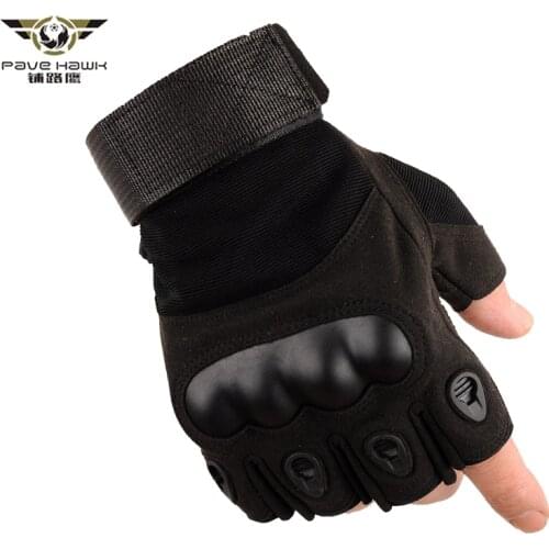 Military Army Tactical Fingerless Gloves Shooting Paintball Airsoft Bicycle Motorcross Combat Hard Knuckle Half Finger Gloves