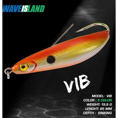 WAVEISLAND Fishing Lures Mino Bait 19.9g 8.5cm Minnow Sinking Bass Fishing Lures Pesca Articulo De Pesca Isca Artificial Wobbler