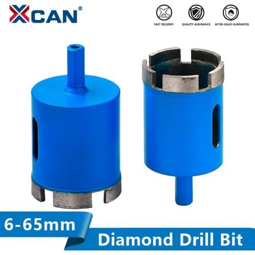 XCAN Marble Opener Diamond Coated Drill Bit 6-65mm Hole Saw For Granite Brick Tile Ceramic Concrete Drilling Diamond Core Bit