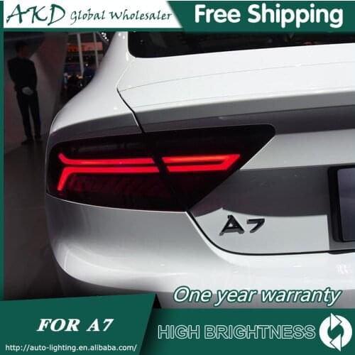 Tail Lamp For Car Audi A7 2011-2018 S7 Tail Lights Led Fog Lights DRL Daytime Running Lights Tuning Car Accessories