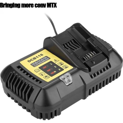 Eu plug 10.8V-20V Battery Fast Charger DCB118 For Dewalt Charger Li-ion Battery 10.8V DCB101 DCB120/DCB203/DCB200 free shipping