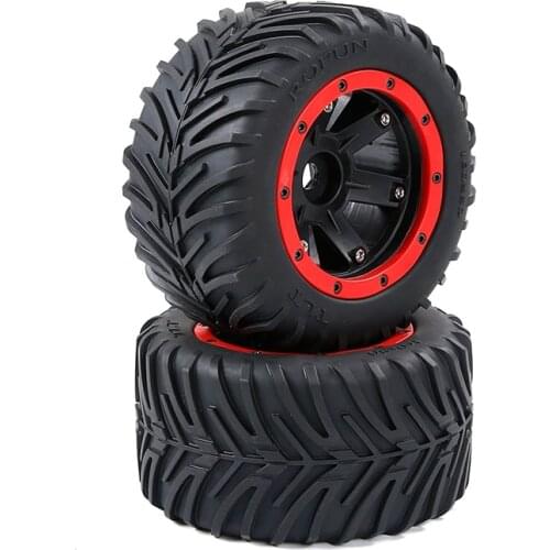2PCS Wheel Tyres for 1/8 HPI Racing Savage XL FLUX Rofun Rovan TORLAND Monster Brushless Truck Rc Car Toys Parts