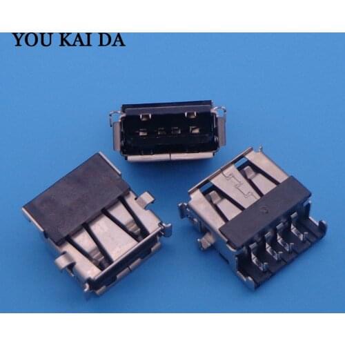 30x New Original USB 2.0 USB Connector USB JACK for HP ...Laptops USB mother seat Copper sheet upward