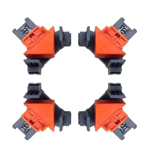 4pcs 90 Degree Right Angle Clamp Fixing Clips Picture Frame Corner Clamp Woodworking Hand Tool Angle Clamps Pipe Clamp