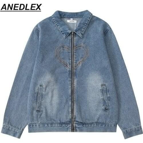 ANEDLEX Mens Denim Jackets