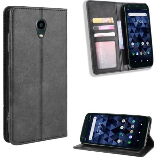 For Kyocera Digno BX Case Luxury Flip PU Leather Wallet Magnetic Adsorption ShockProof Case For Kyocera Digno BX Phone Bags