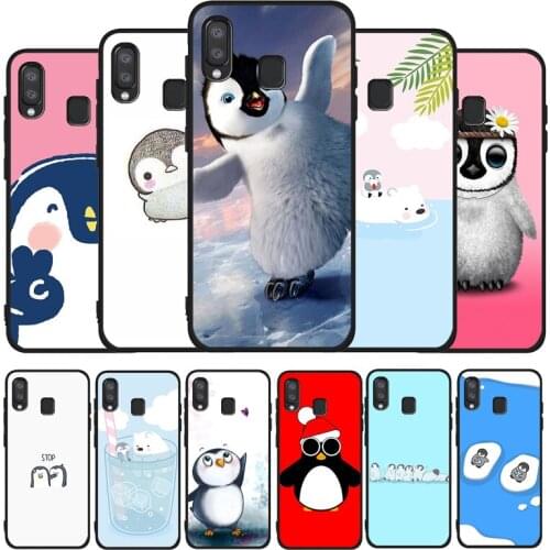 Cute Penguin Adorable phone Case For Samsung A10 A20E A30 A40 A50 A60 A70 M10 M20 M30S M40 A01 A21 A31 A51 A71 4G Cover