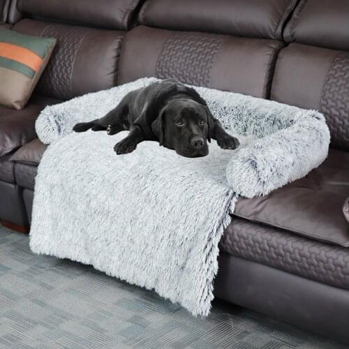 Super Large Dog Sofa Bed Pillow Blanket Plush Pet Cat Bed Mats Dogs Kennel Winter Warm Sleeping Pets Nest Cushion Dog Supplies
