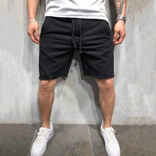 Men Cotton Shorts Mens loose Short Trousers Fitness Bodybuilding Jogger Mens Brand durable Sweatpants Fitness Workout Short